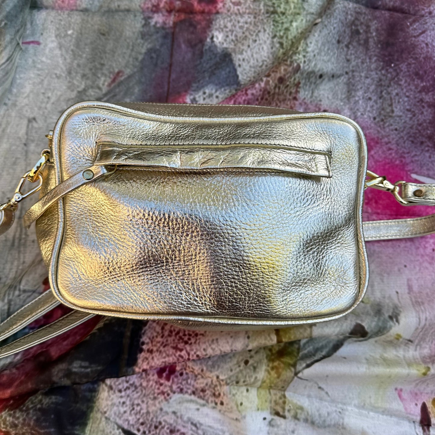 The Studio Box Bag - Gold