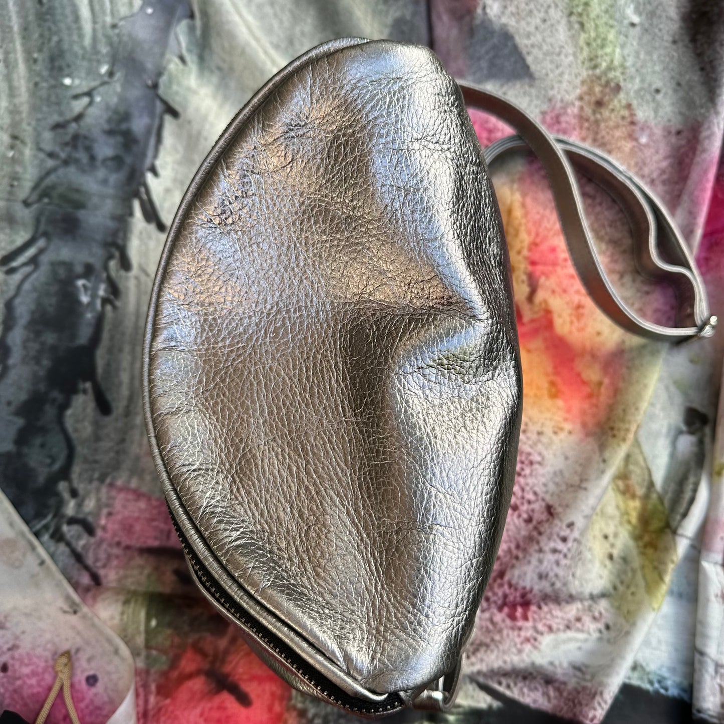 The Studio Curve Bag - Pewter