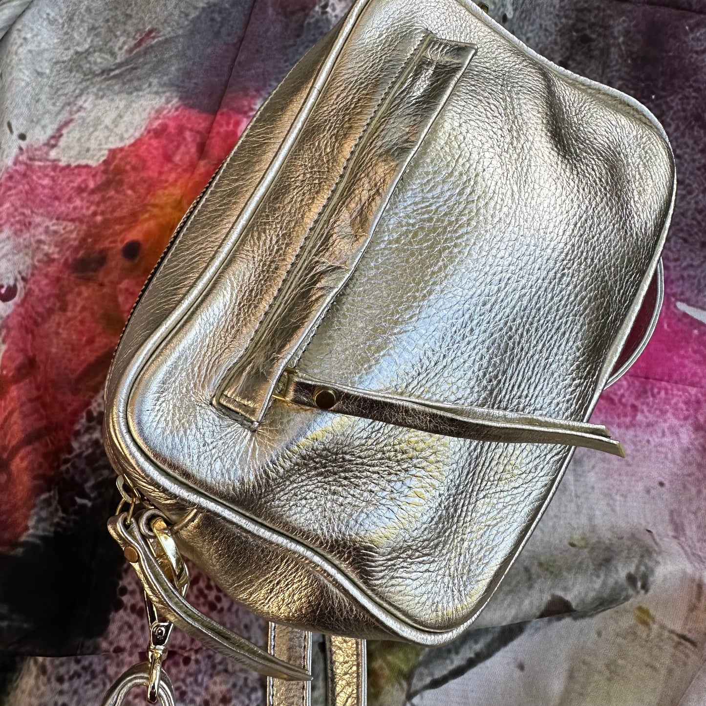 The Studio Box Bag - Gold