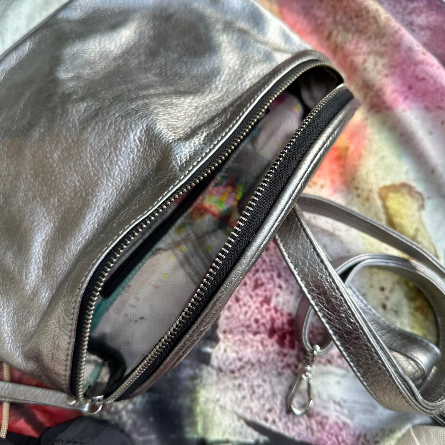 The Studio Curve Bag - Pewter