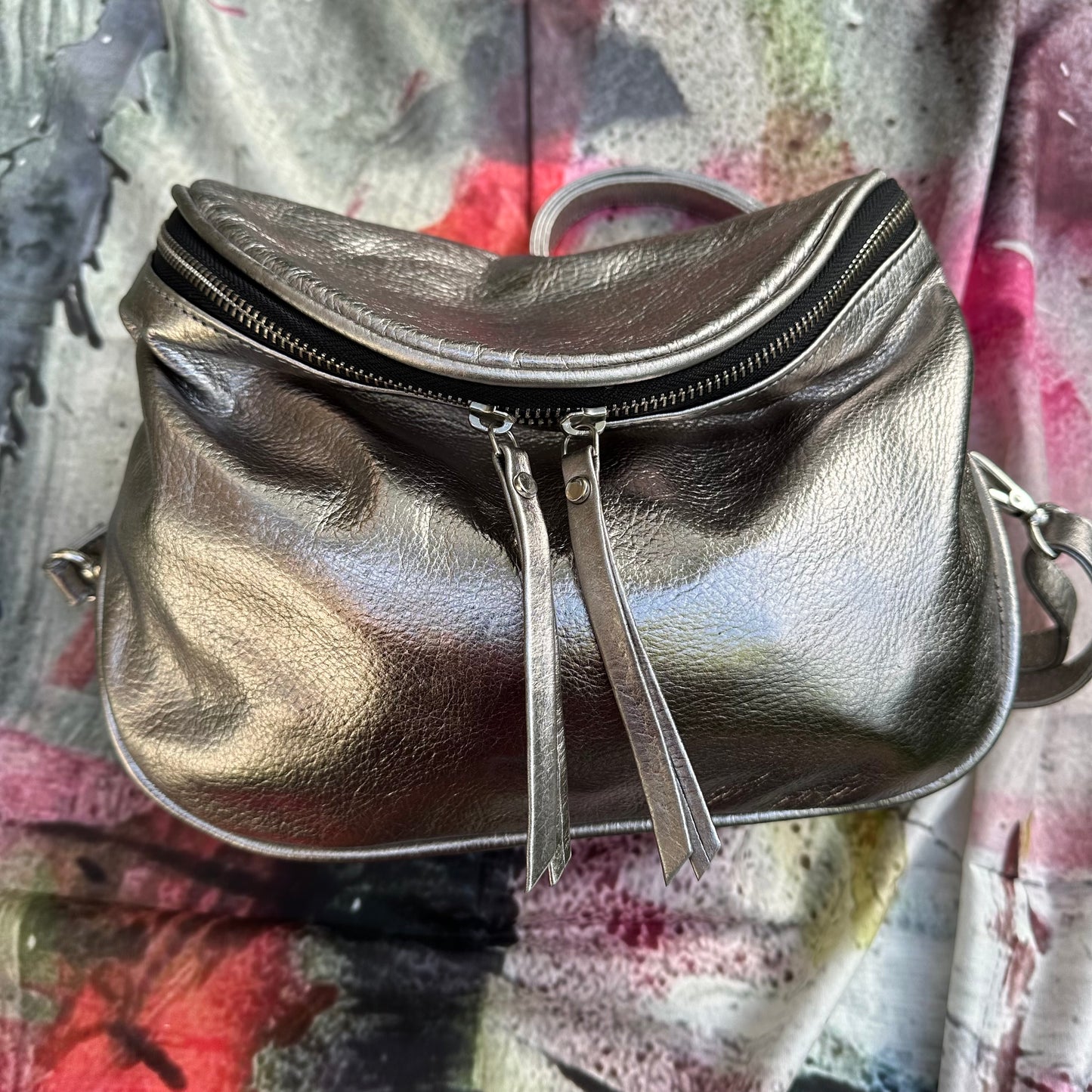 The Studio Curve Bag - Pewter