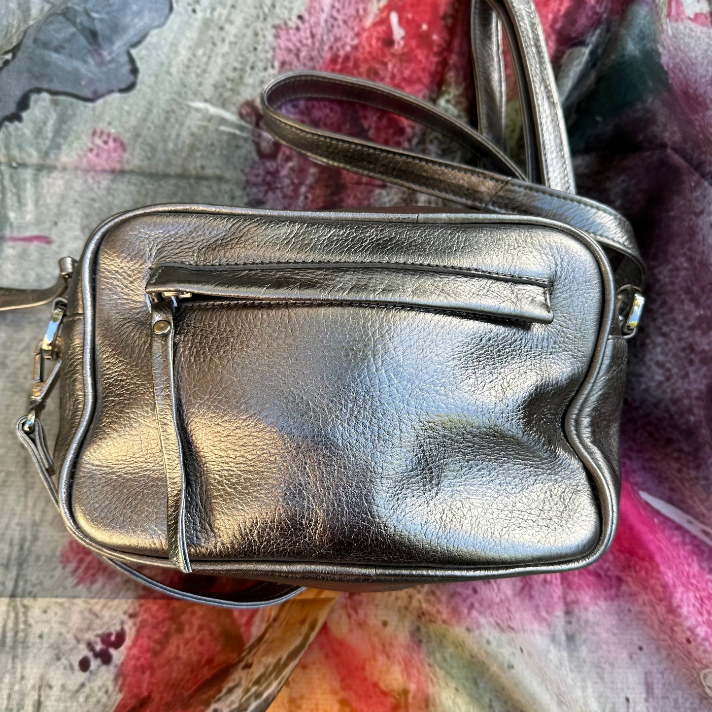 The Studio Box Bag - Pewter