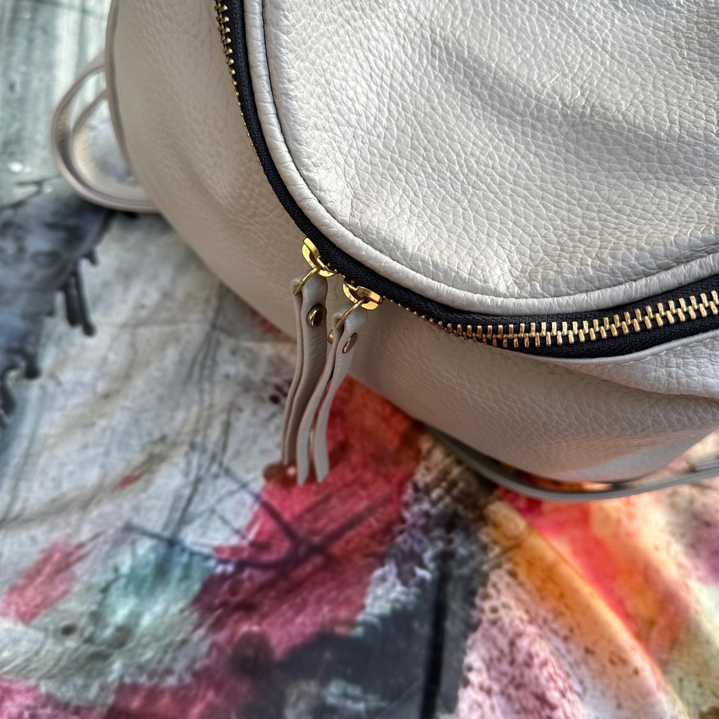 The Studio Curve Bag - Chalk