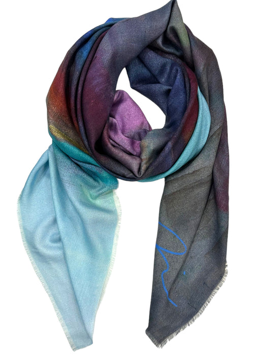 Highland Scape Scarf - Silk