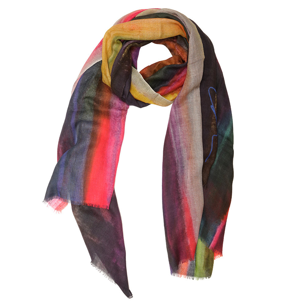 Neon Dusk Scarf - Wool